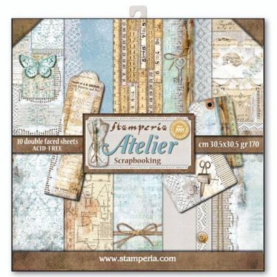 Stamperia Paper Pad - Atelier